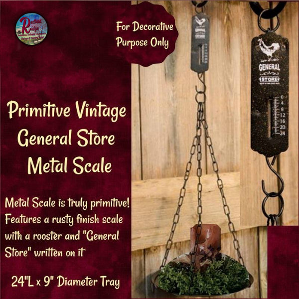 General Store Reproduction Metal Scale