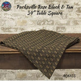Packsville Rose Black & Tan Table Top Collection