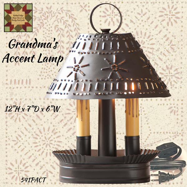 Grandma's Double Bulb Accent Lamp
