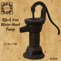 Hand Pump Black Cast Iron