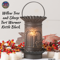 Willow Tree & Sheep Punch Tin Tart Warmer